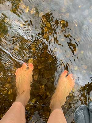 Wasser - Barfußpfad – Körperwahrnehmung