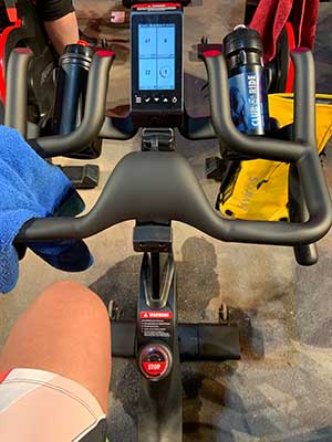 Cardio Trainig auf Fahrrad